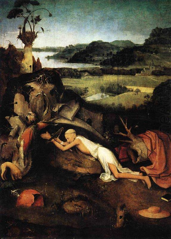 Hieronymus Bosch Jerome at Prayer china oil painting image